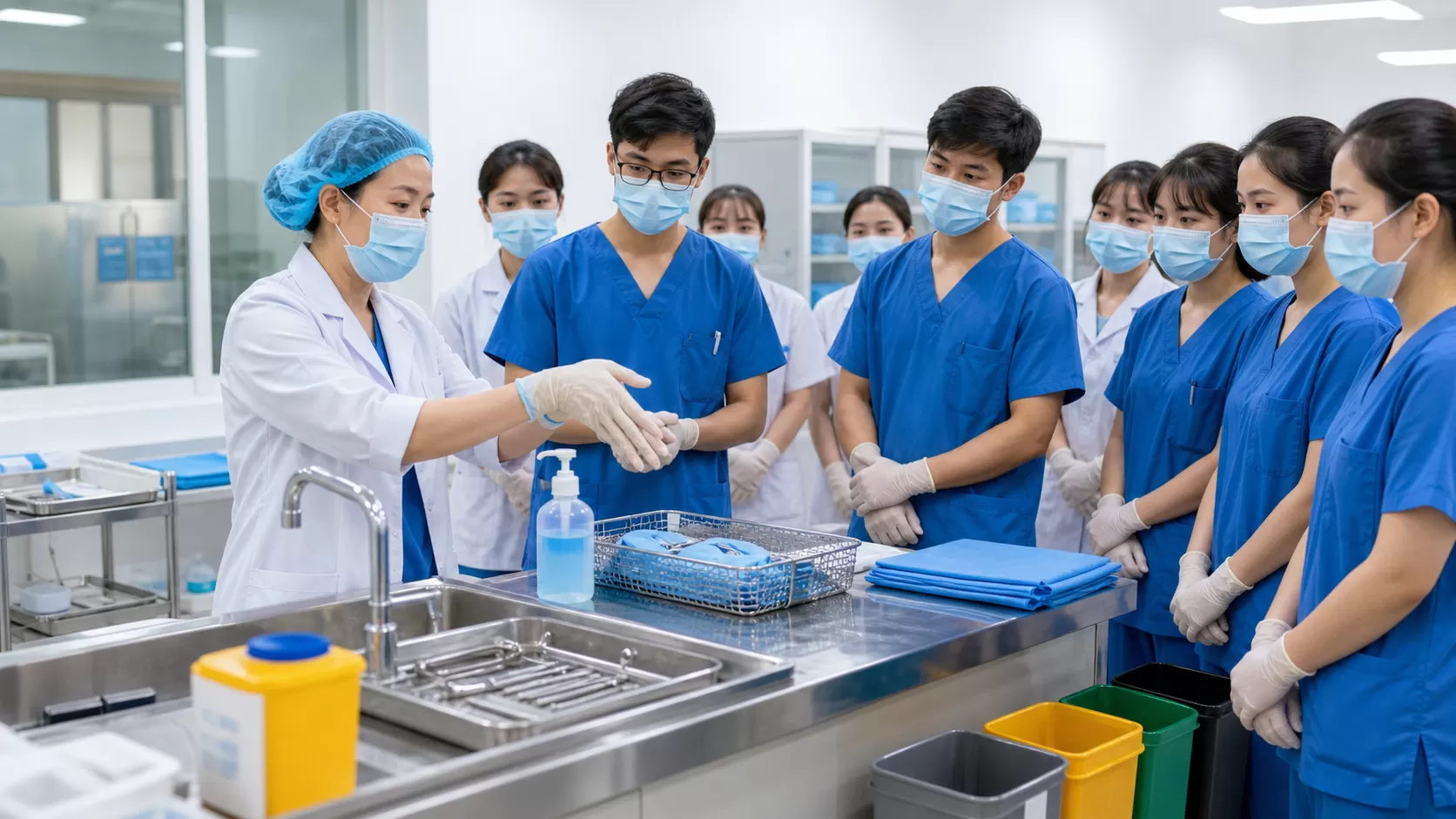 Kiểm soát nhiễm khuẩn bệnh viện: Lá chắn bảo vệ người bệnh và nhân viên y tế